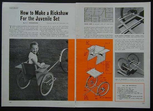 Rimorchio per bicicletta stile