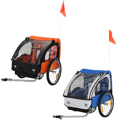 Rimorchio bici bambino posti - bambino, 2