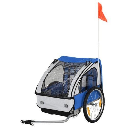 Homcom rimorchio bici - rimorchio,