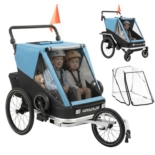 Rimorchio per bambini bici - rimorchio, 2