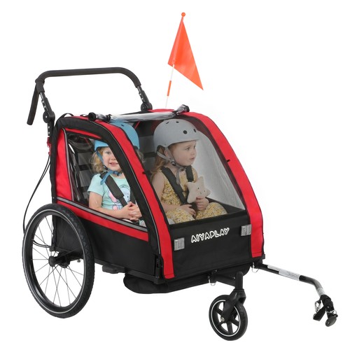 Rimorchio bici bambini - bambini, in