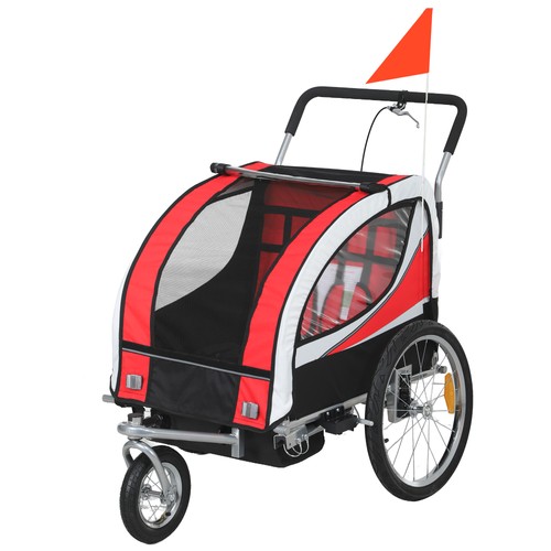 Homcom rimorchio per bici - bici,