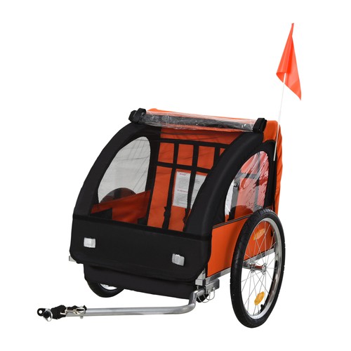 Homcom rimorchio bici - rimorchio, per