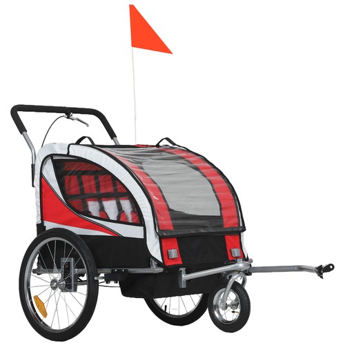 Homcom rimorchio per bici - bici,